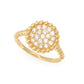 morris-david-14k-gold-0-51ctw-diamond-beaded-border-ring-2-7-grams