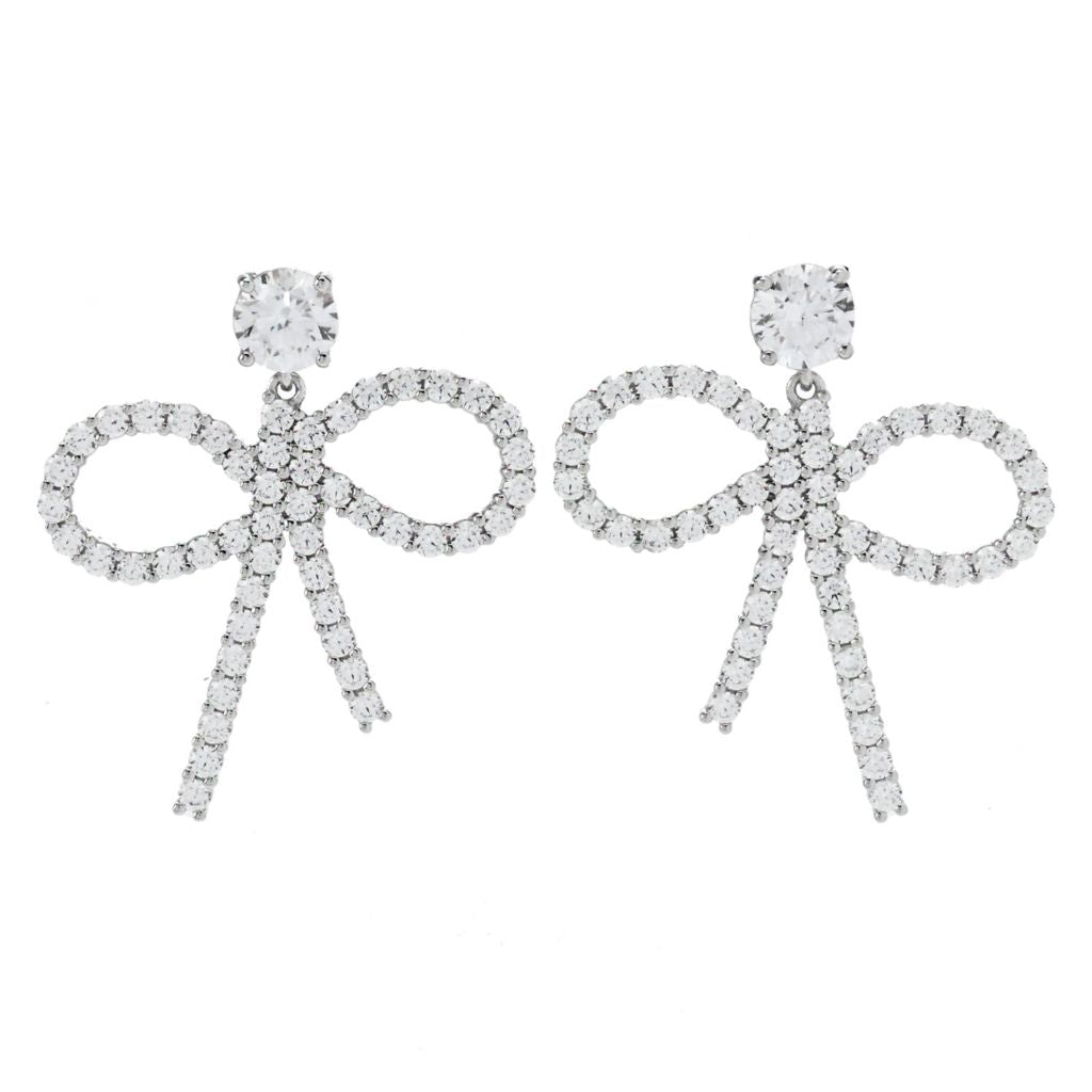brilliante-platinum-plated-4-94-dew-simulated-diamond-bow-drop-earrings