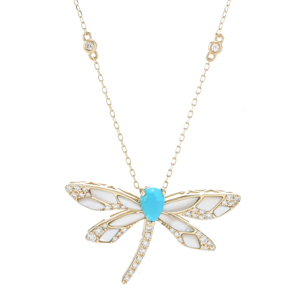 cirari-14k-gold-turquoise-diamond-mother-of-pearl-dragonfly-pendant-w-chain
