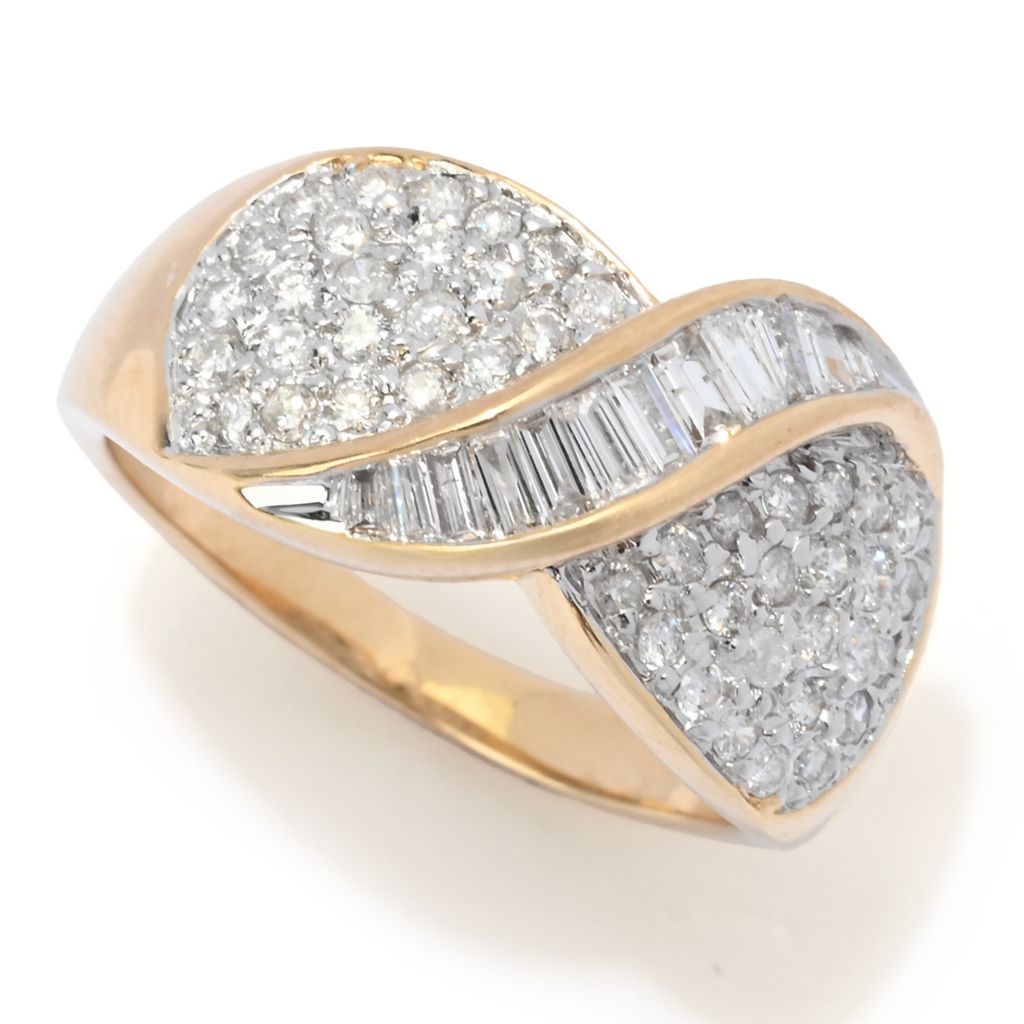 14k-gold-polished-0-75ctw-baguette-round-diamond-ring-5-2-grams