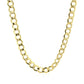 5.3mm 14k Yellow Gold Curb Chain