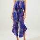 Sugarlips - Rayanne Lanah Strapless Ruffle Jumpsuit