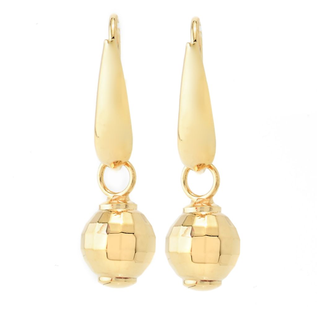 toscana-italiana-choice-of-plating-discoteca-10mm-bead-drop-earrings
