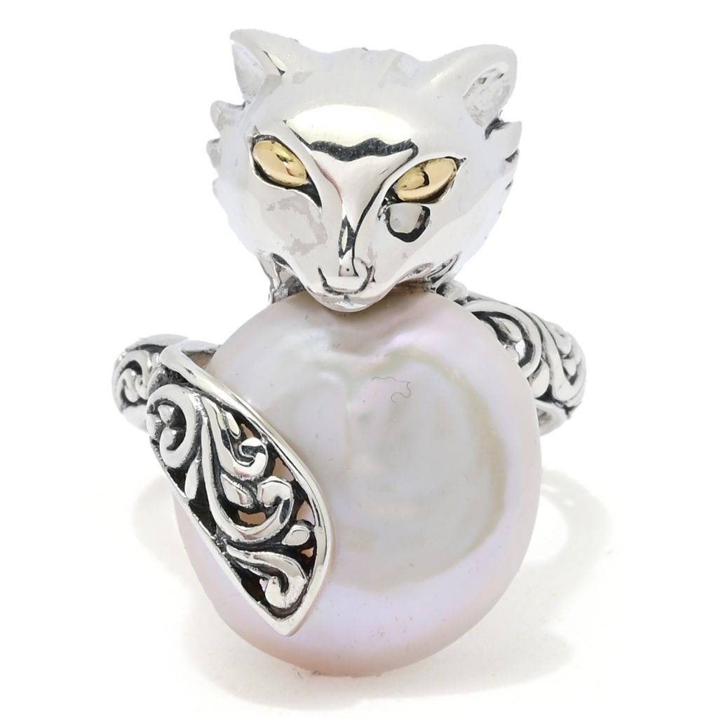 artisan-silver-by-samuel-b-18k-gold-accented-baroque-cultured-pearl-fox-ring