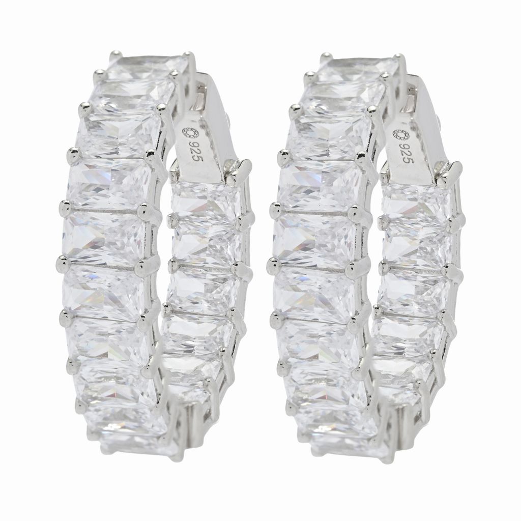 brilliante-choice-of-emerald-or-oval-cut-simulated-diamond-hoop-earrings