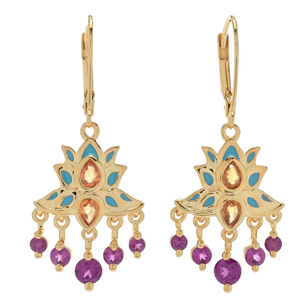 passport-to-india-2-61ctw-orange-sapphire-rhodolite-lotus-gate-earrings