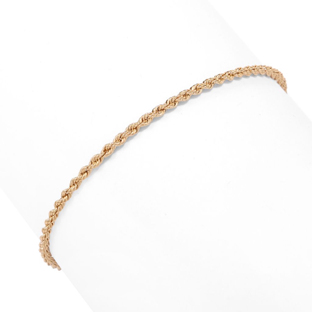 stefano-oro-14k-gold-semi-solid-choice-of-size-raffinato-rope-chain-bracelet