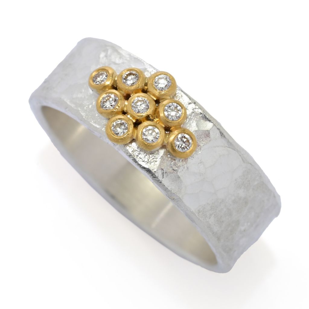 anatolia-by-cevherun-24k-gold-accented-0-09ctw-diamond-cluster-ring