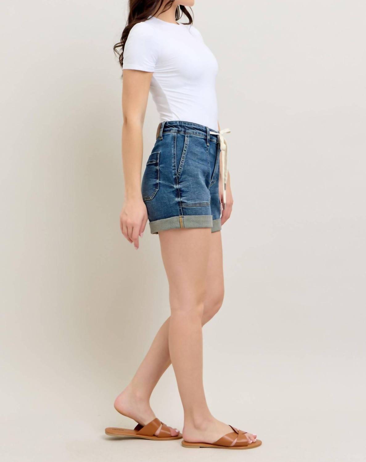 Judy Blue - High Waist Jogger Denim Short