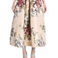 Fendi - Metallic Floral Jacquard Midi Skirt