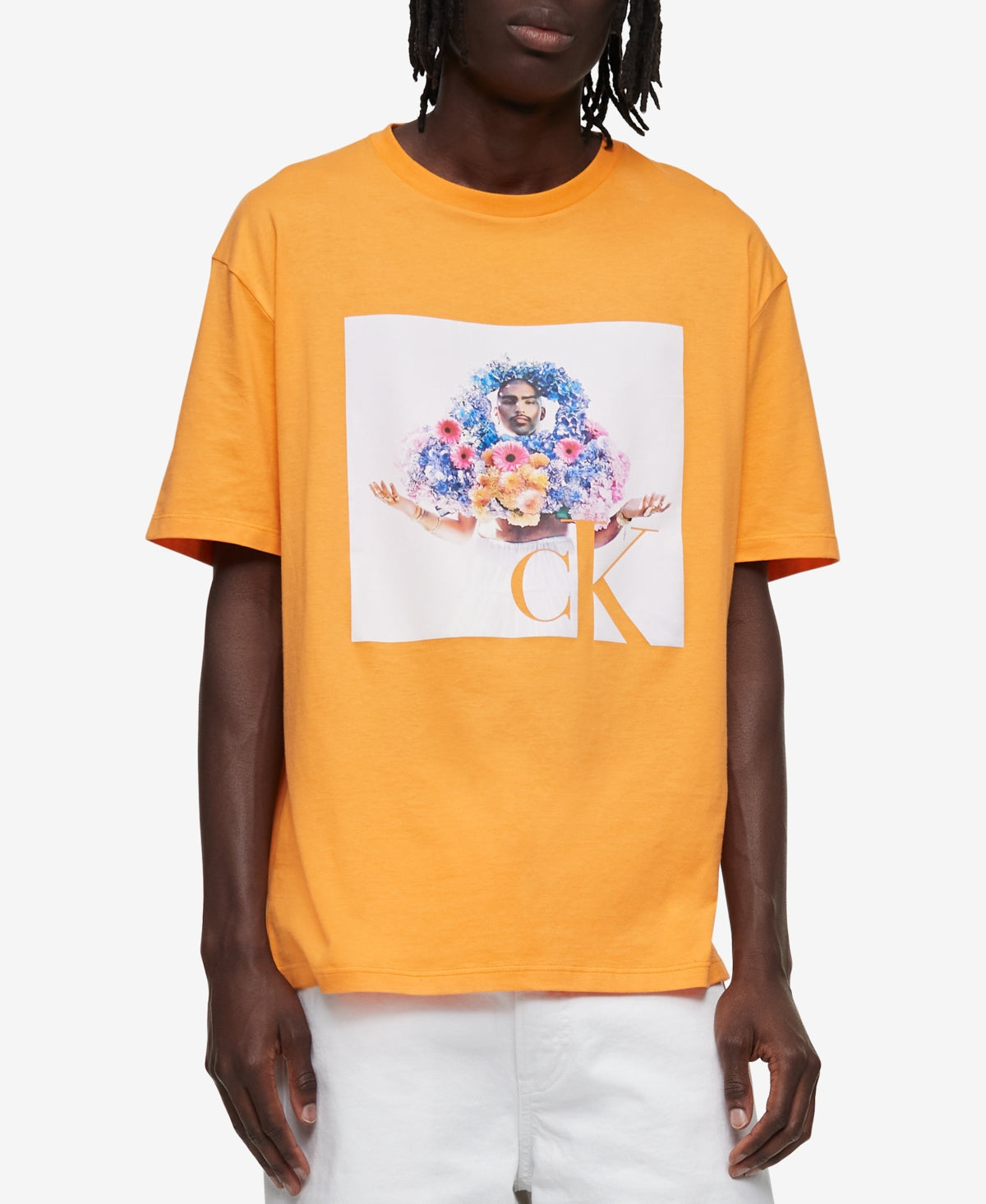 Calvin Klein Men's Relaxed Fit Pride Graphic Crewneck T-Shirt