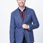 7 Downie St. - Gerrard Blue Knit Blazer