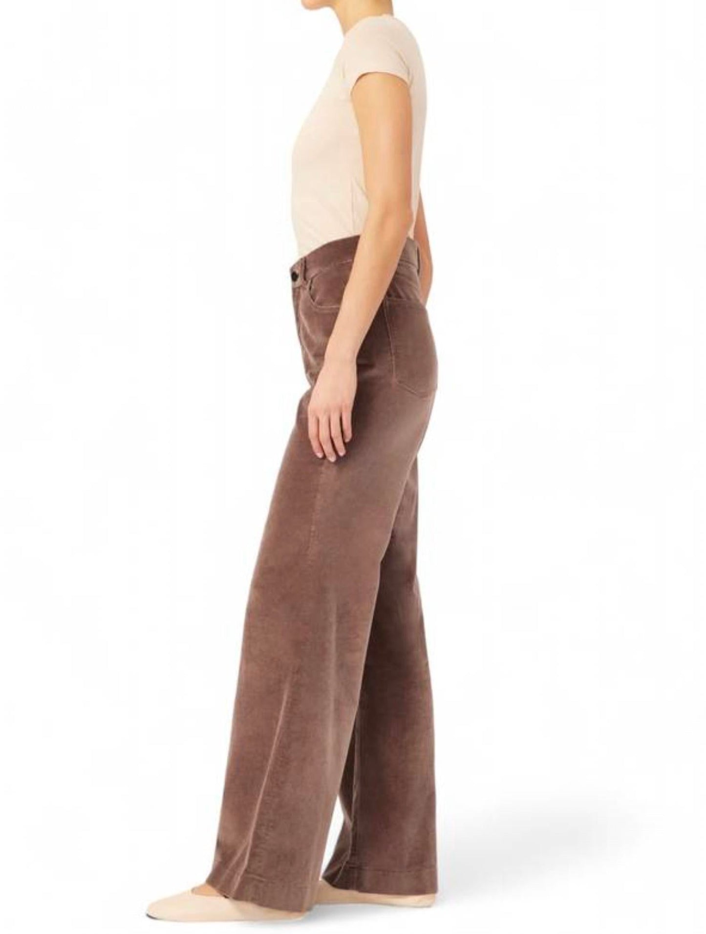 Dl1961 - Women'S - Hepburn Velvet Wide Jean