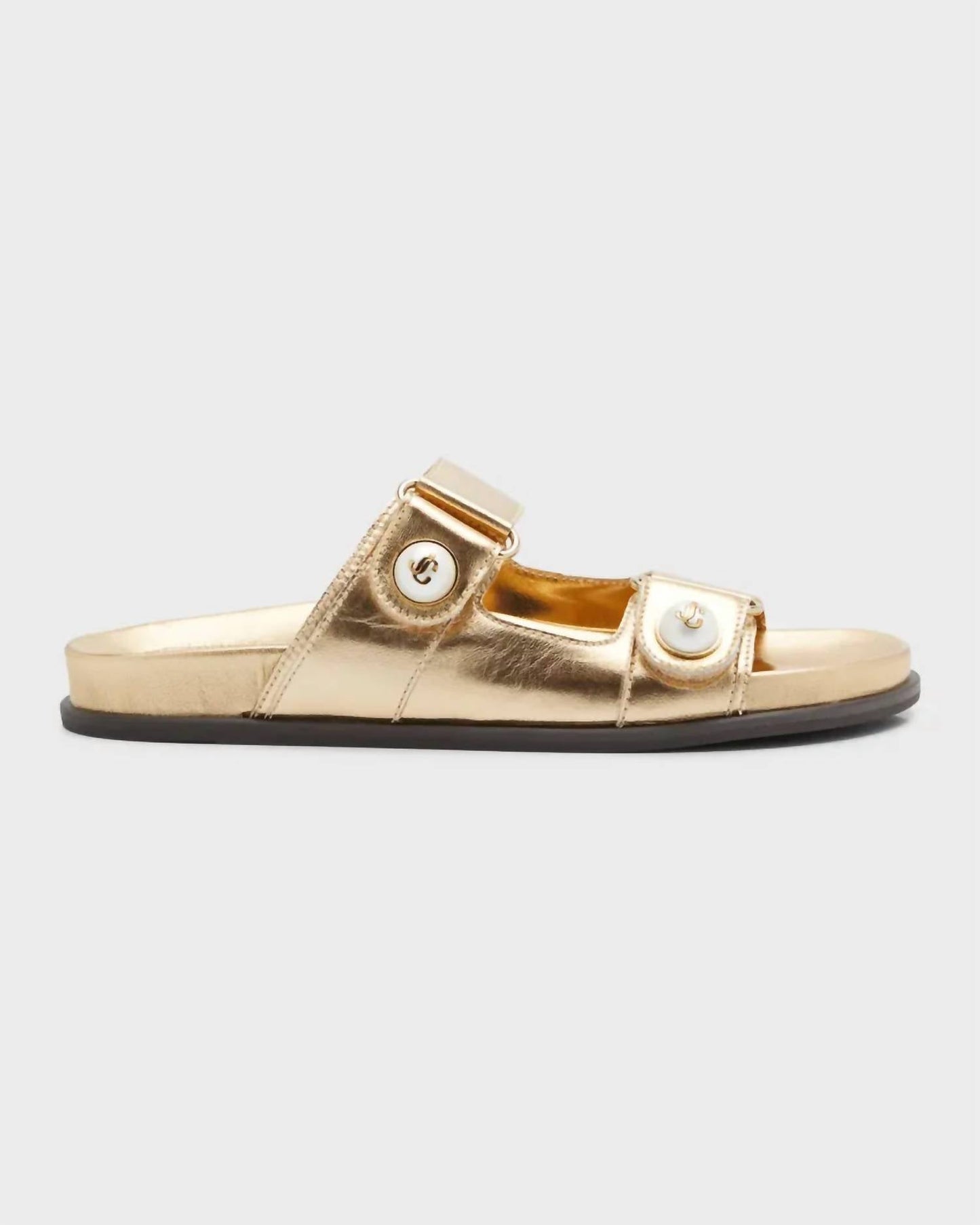 Jimmy Choo - Women's Fayence Metallic Slide