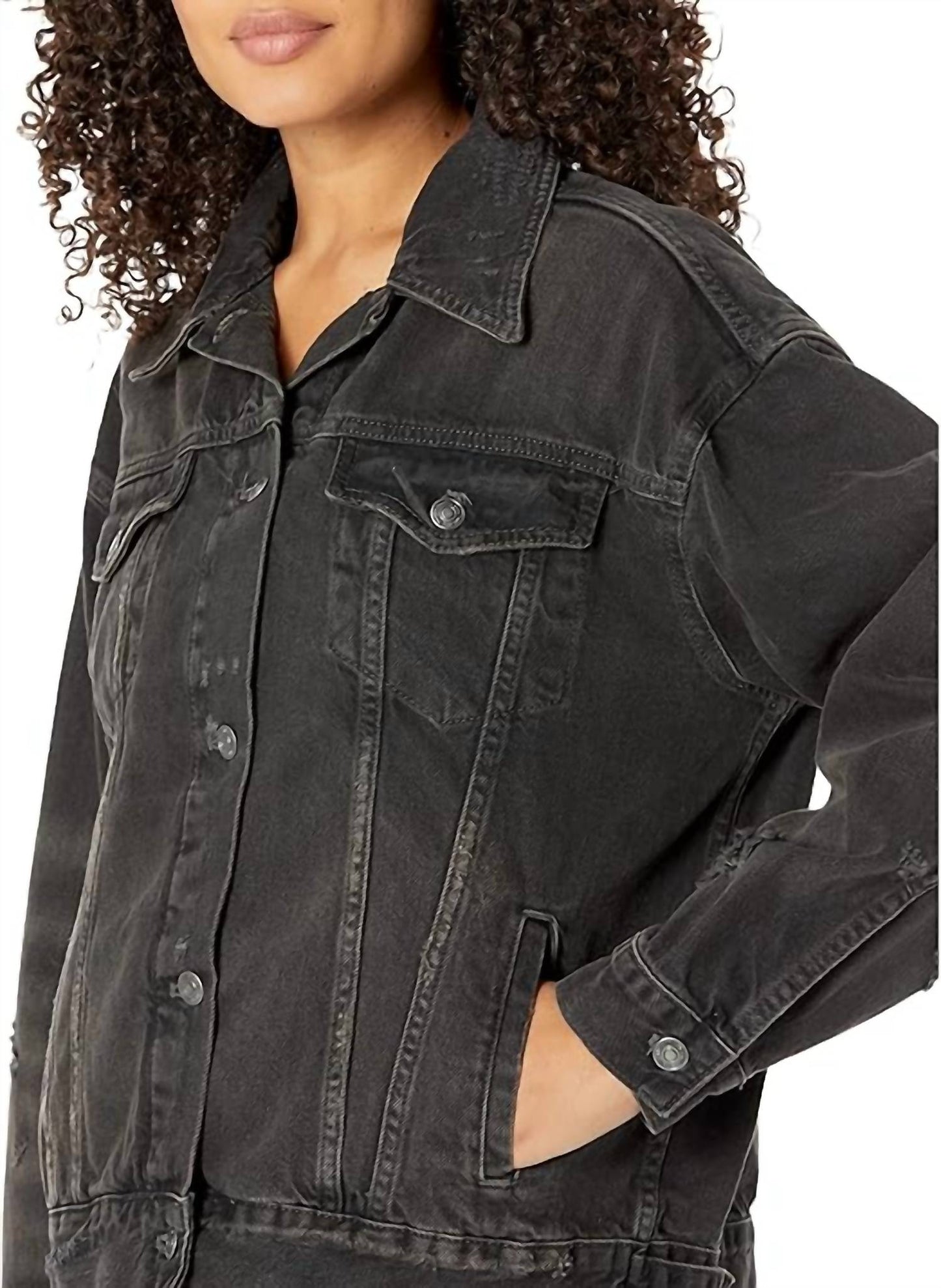 Free People - Jolene Trucker Jacaket - Plus