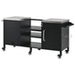 K&K 72.4' Large Grill Table for Big Green Egg