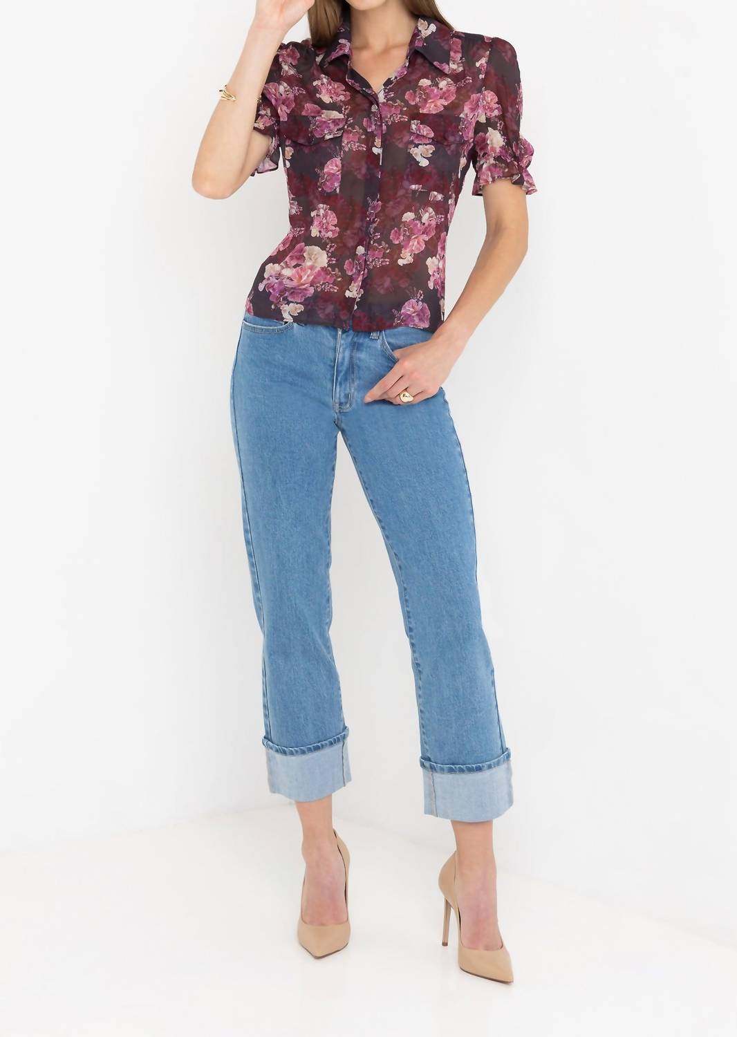 Generation Love - Mina Floral Georgette Shirt