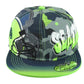 Seattle Seahawks Theme Football City Flat Bill Adjustable Helmet Bicolor Hat Cap