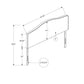 Full Size Upholstered Bed Headboard Only - Gray