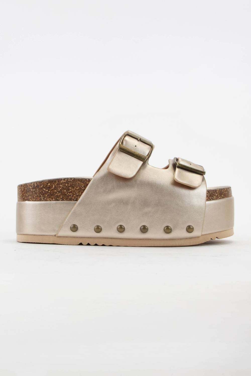 Ccocci - Women's Maddie Double Buckle Platform Sandals