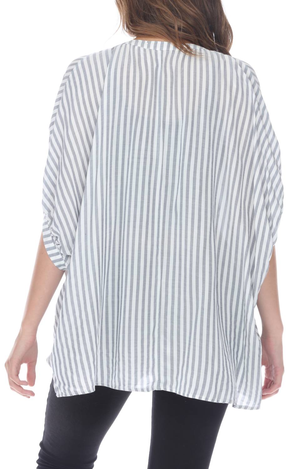 Rain - Zinnia Stripe Flow Shirt
