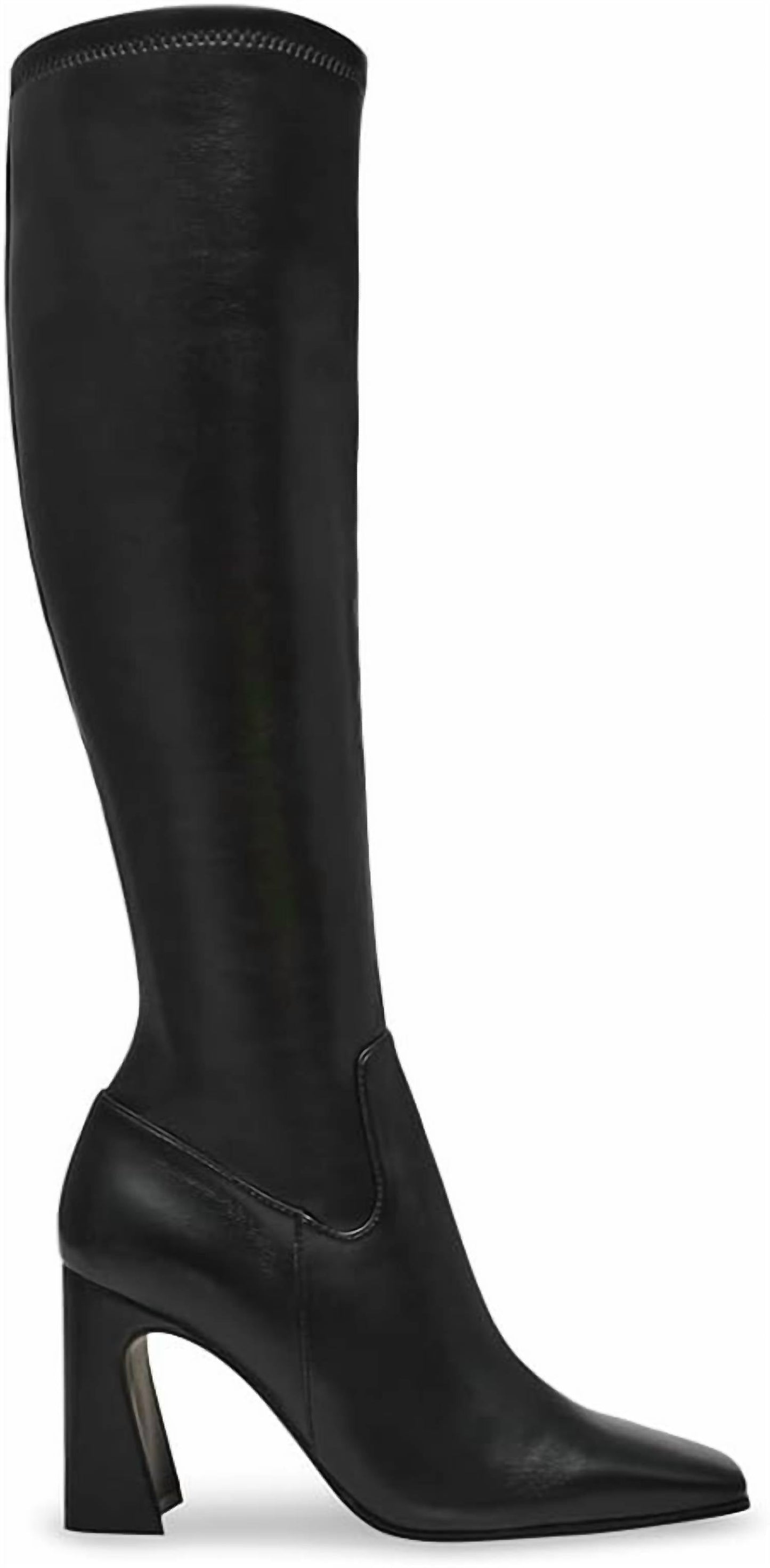 Steve Madden - Women's Lamarca Block-heel Stretch Dress Boots