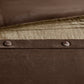 7 Piece Faux Suede Comforter Set Brown California King