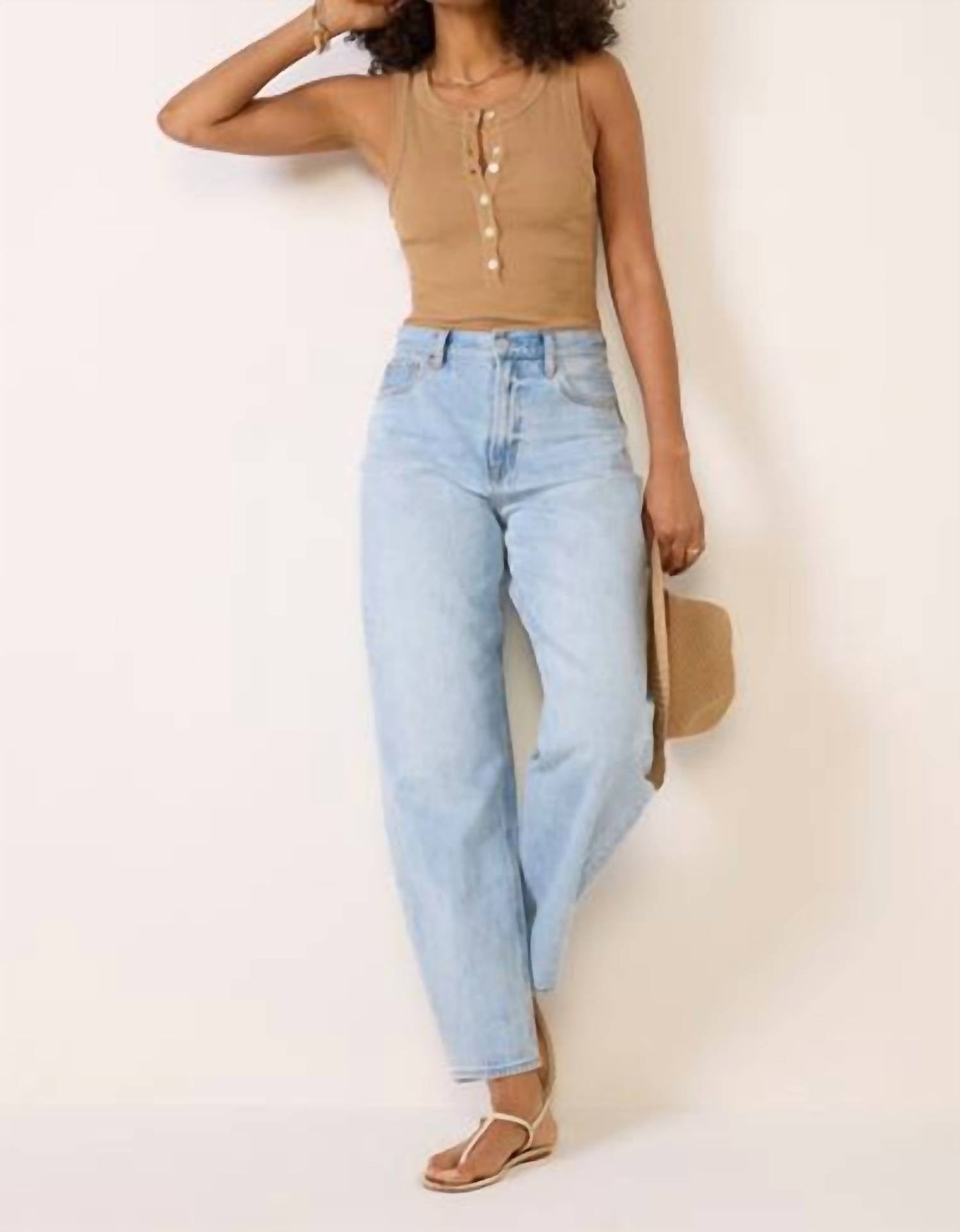 Pistola - Wes High Rise Barrel Jeans