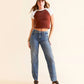 Free People - Risk Taker High Rise Straight Jeans