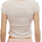 Free People - End Game Pointelle Baby Tee