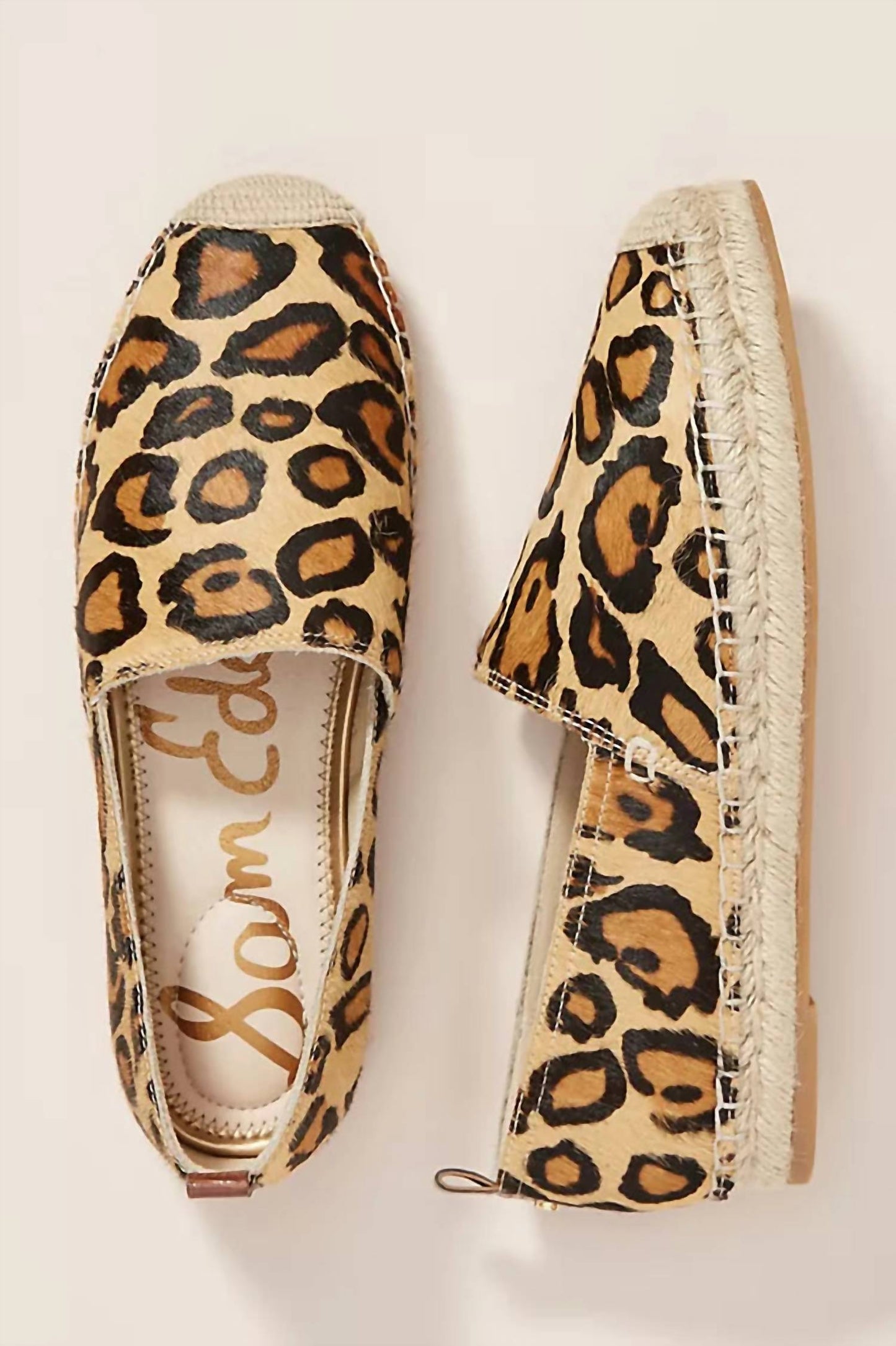 Sam Edelman - Women's Leopard Espadrille Slip On Sandal