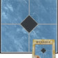 Vinyl Tile, 12 by 12-Inch, Box of 20
