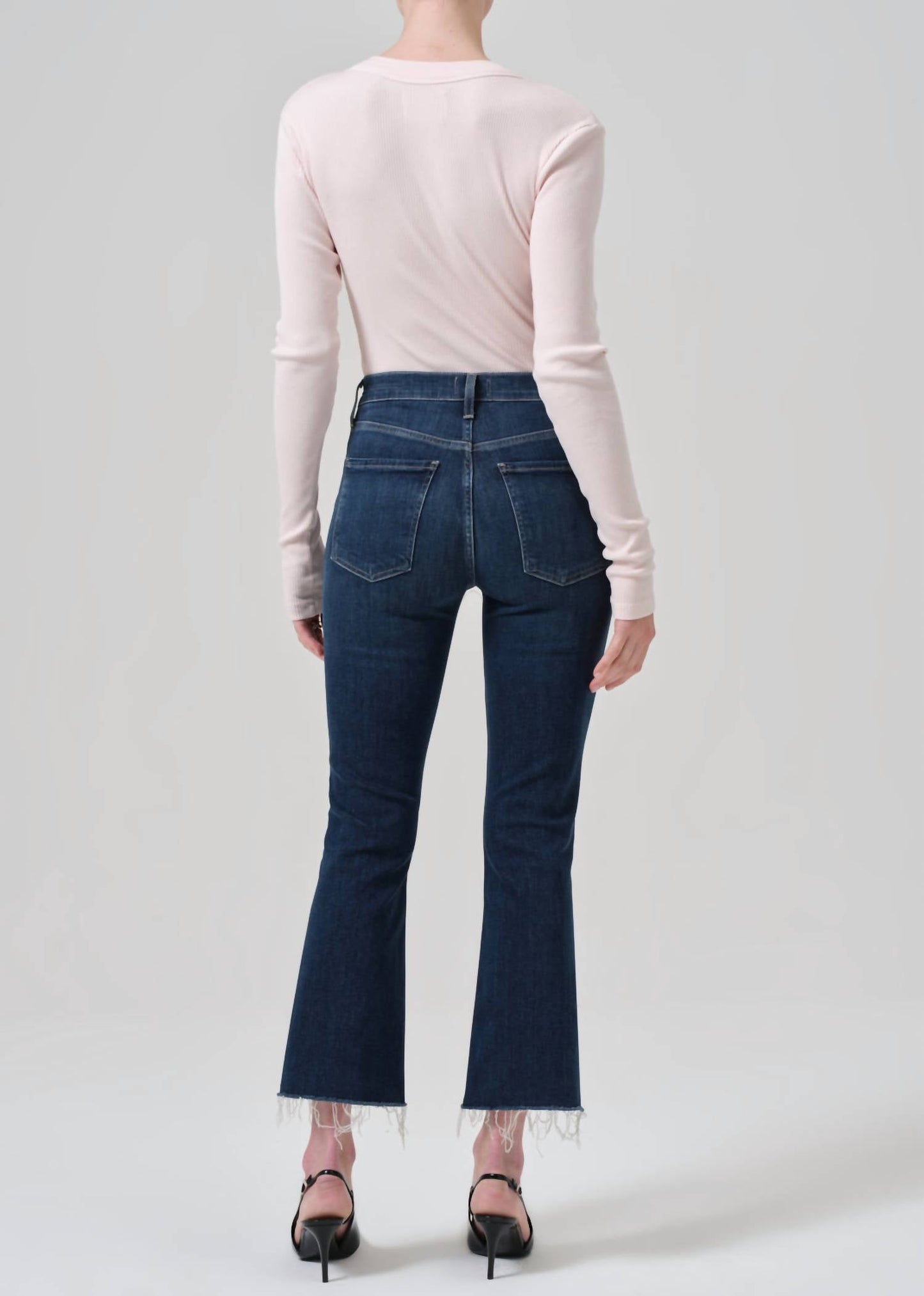 Citizens Of Humanity - Isola Mid Rise Cropped Boot Jeans