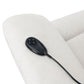 Chriki Beige Fabric Power Recliner with Lift, Heating, and Massage