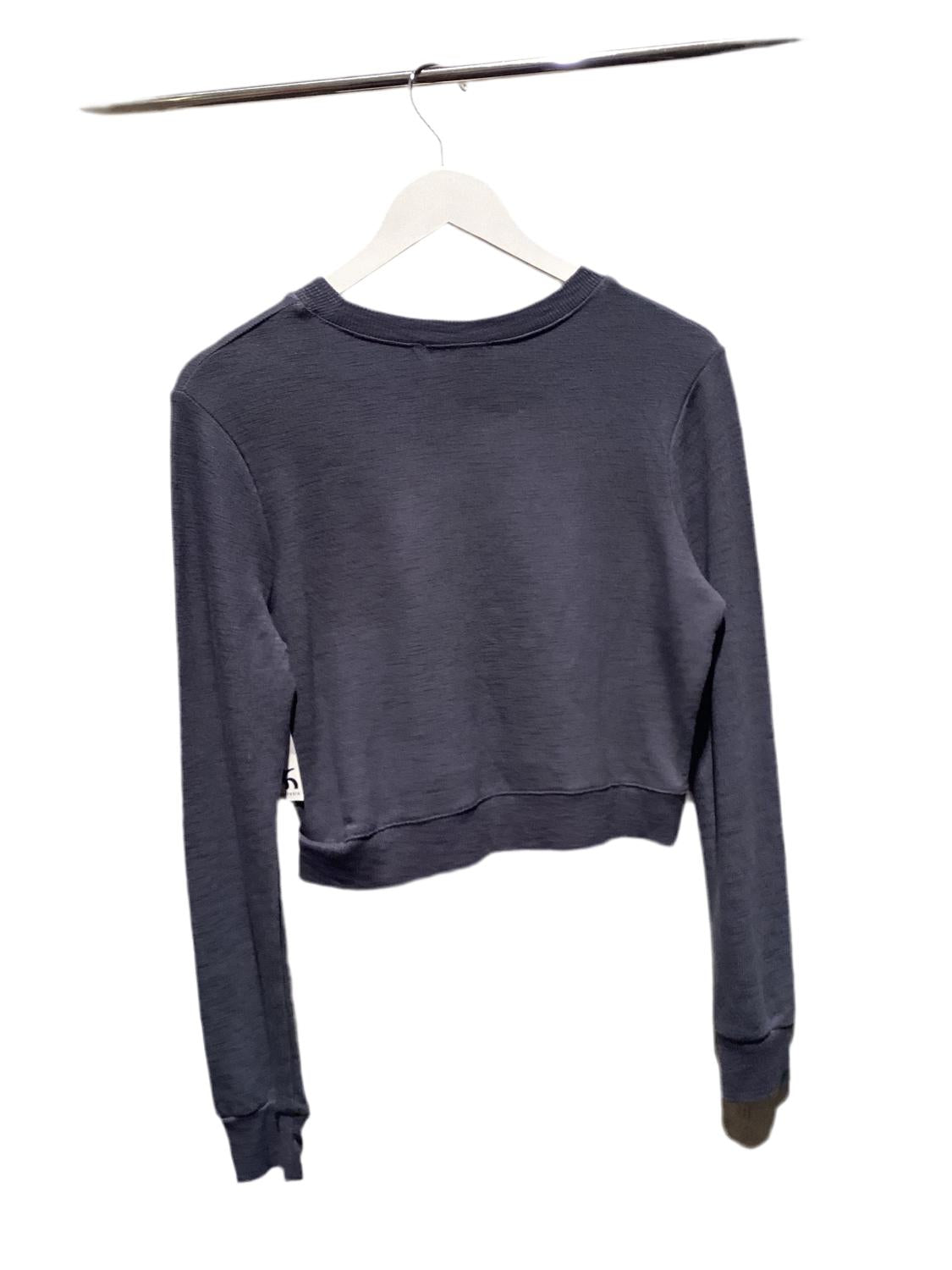 8586 - Women's Lounge Long Sleeve Crop Sweatshirt