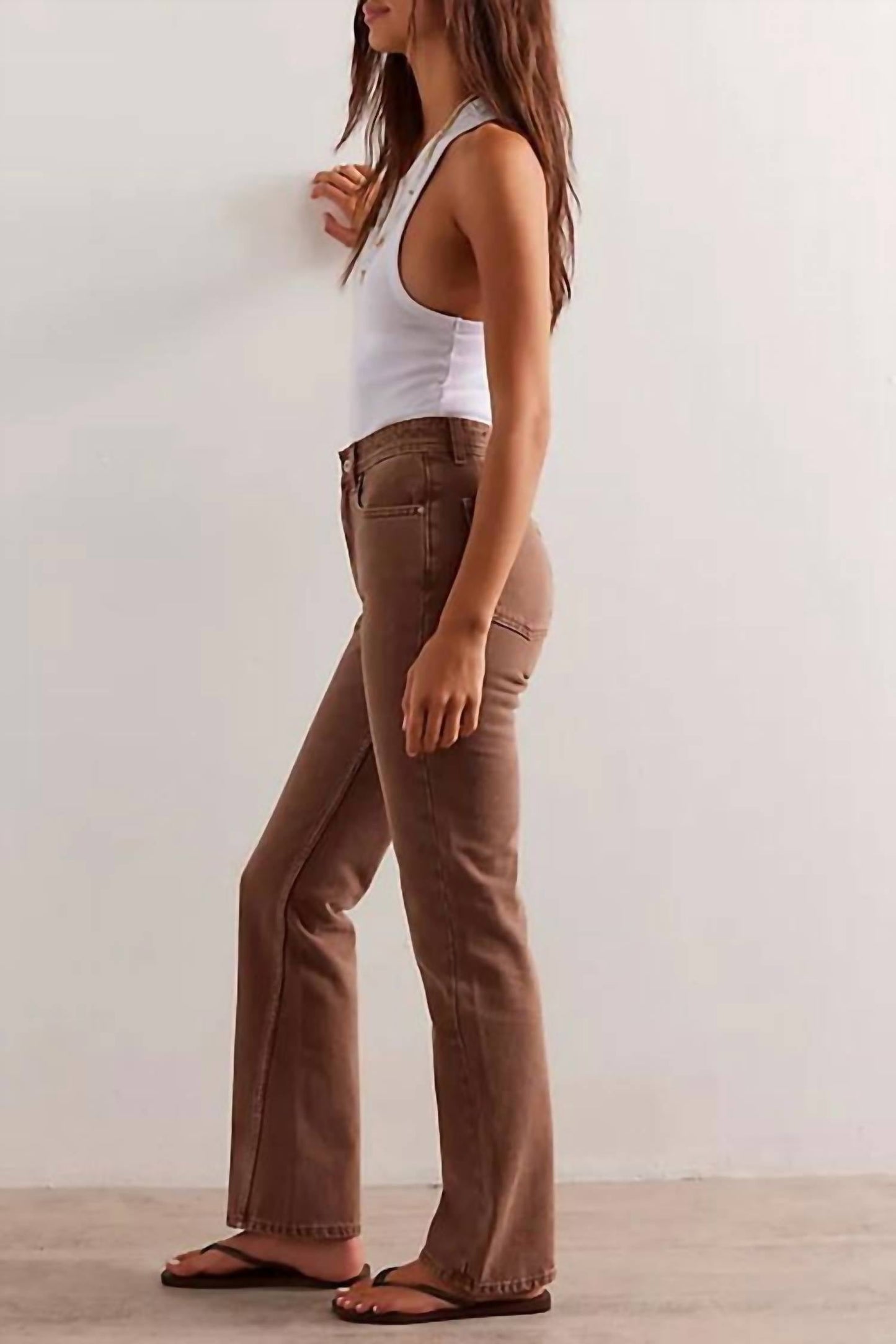 Free People - Xena Slim Straight Denim Jeans