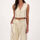 Gabby Isabella - Solid Button Front Vest