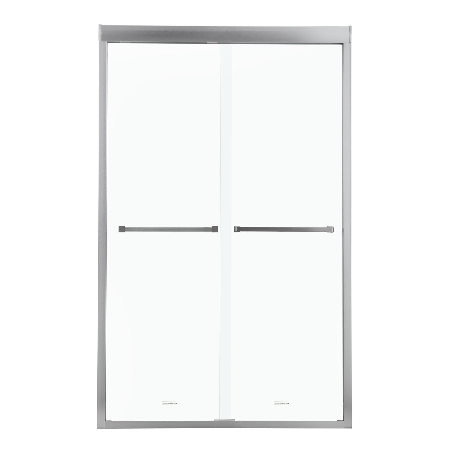 Modern Double Sliding Shower Enclosure, Tempered Glass