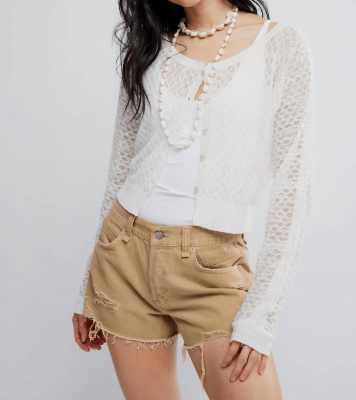 Free People - Maris Fine Gauge Cardigan