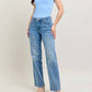 Judy Blue - Mid Rise Tummy Control Straight Jeans