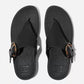 Fitflop - Women Lulu Resin Buckle Leather Toe Post Sandal