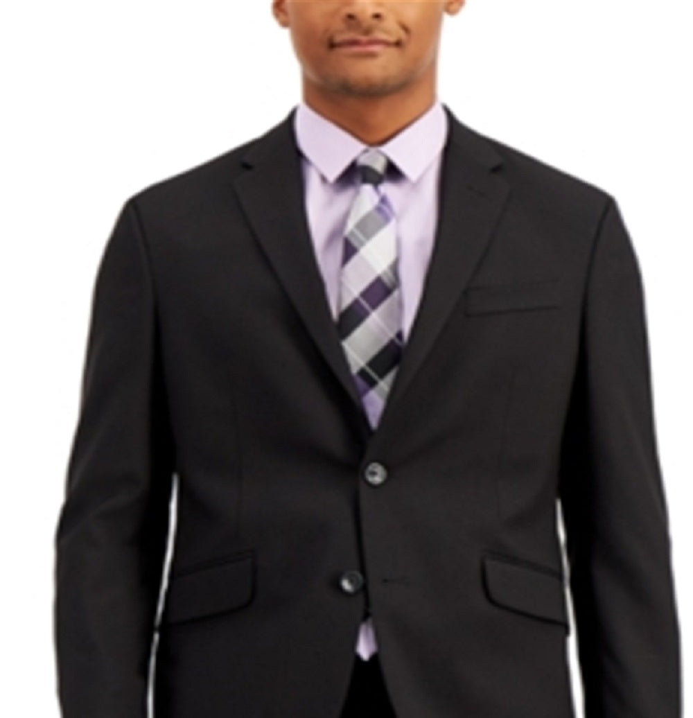 Kenneth Cole Reaction Men's Separate Slim Fit Jacket Black Size 42