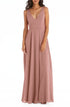 after-six-chiffon-gown-in-desert-rose-at-nordstrom-size-10