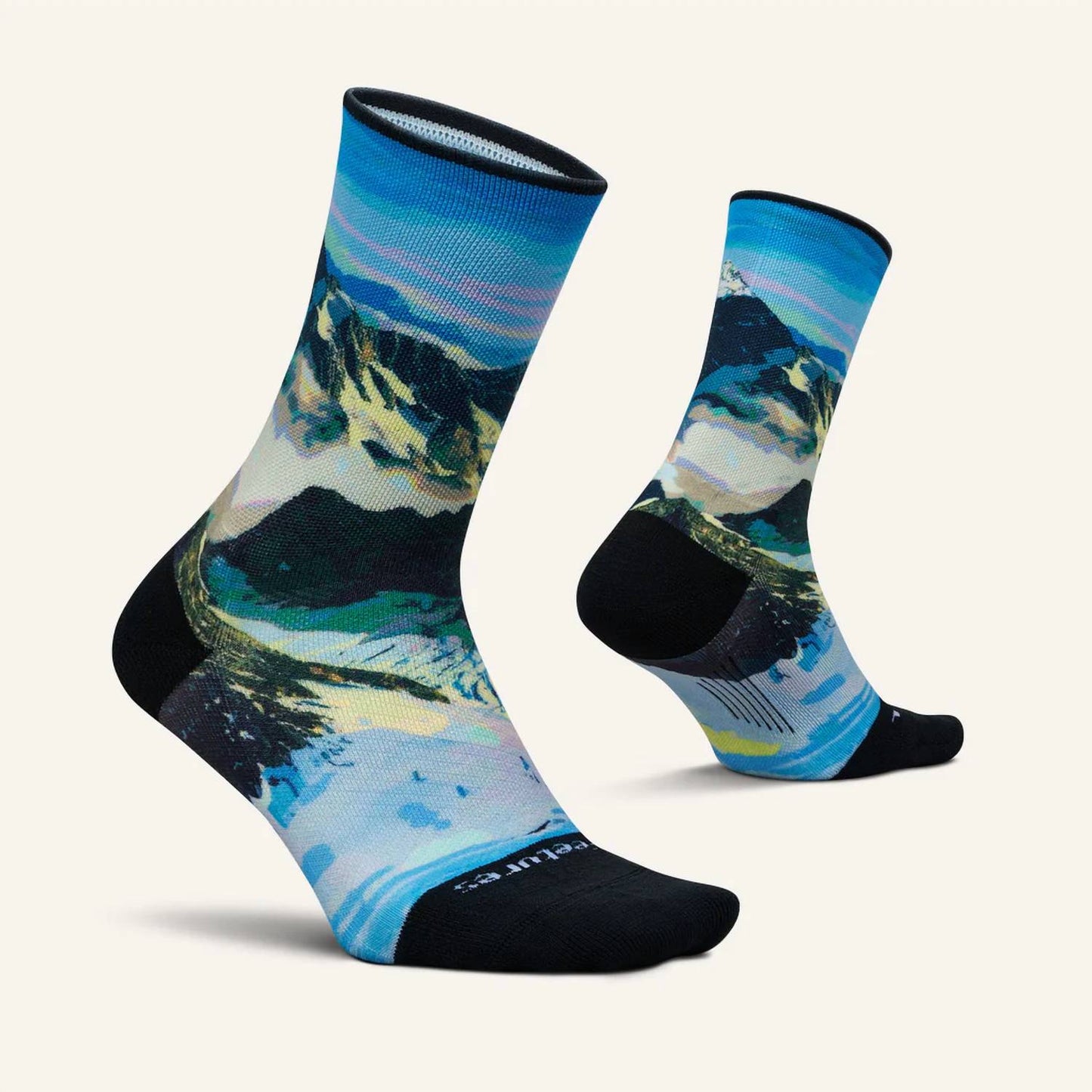Feetures - Unisex - Elite Mini Crew Rocky and Smoky Socks - 2-Pack