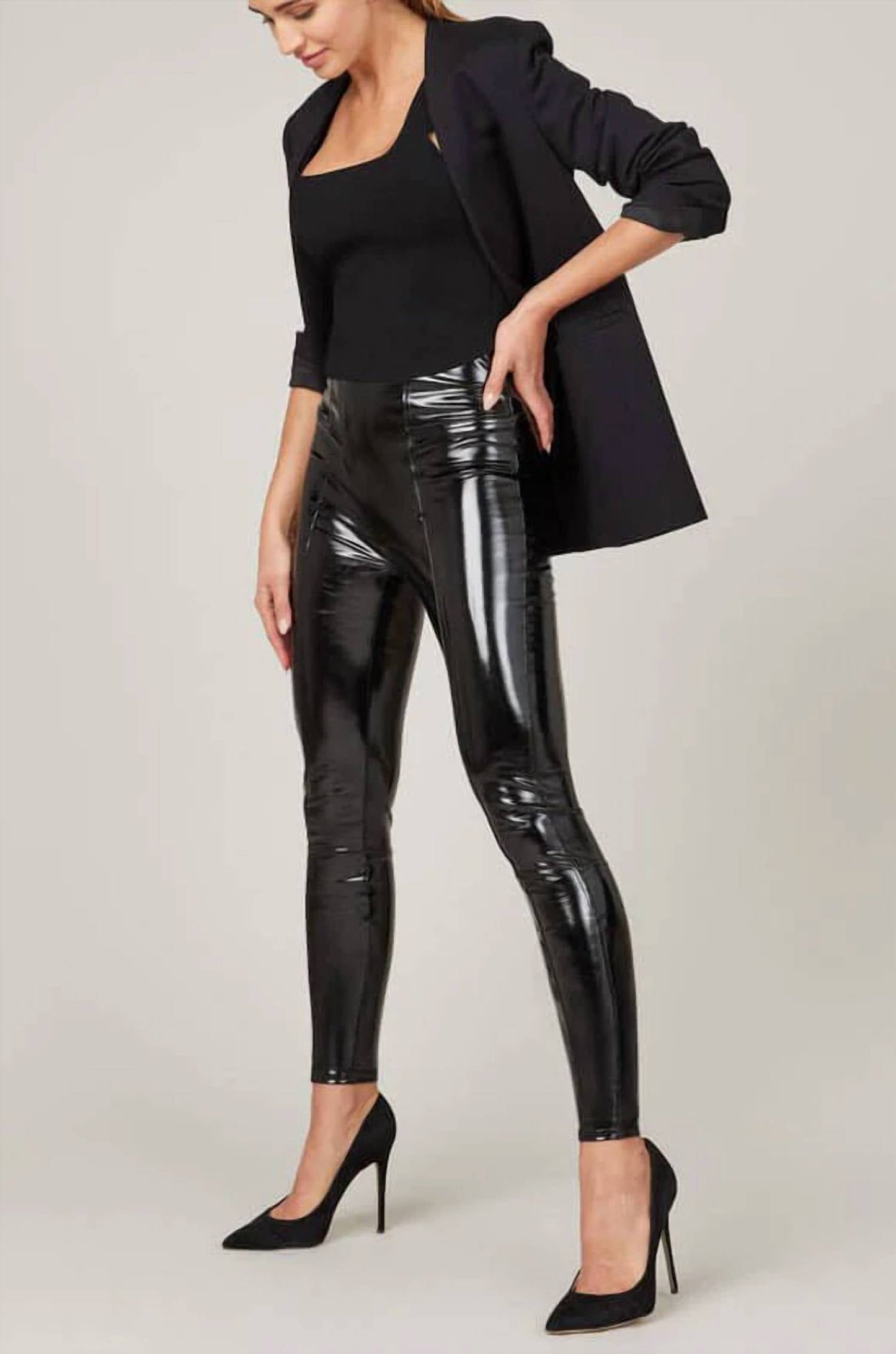 Spanx - Faux Patent Leather Leggings