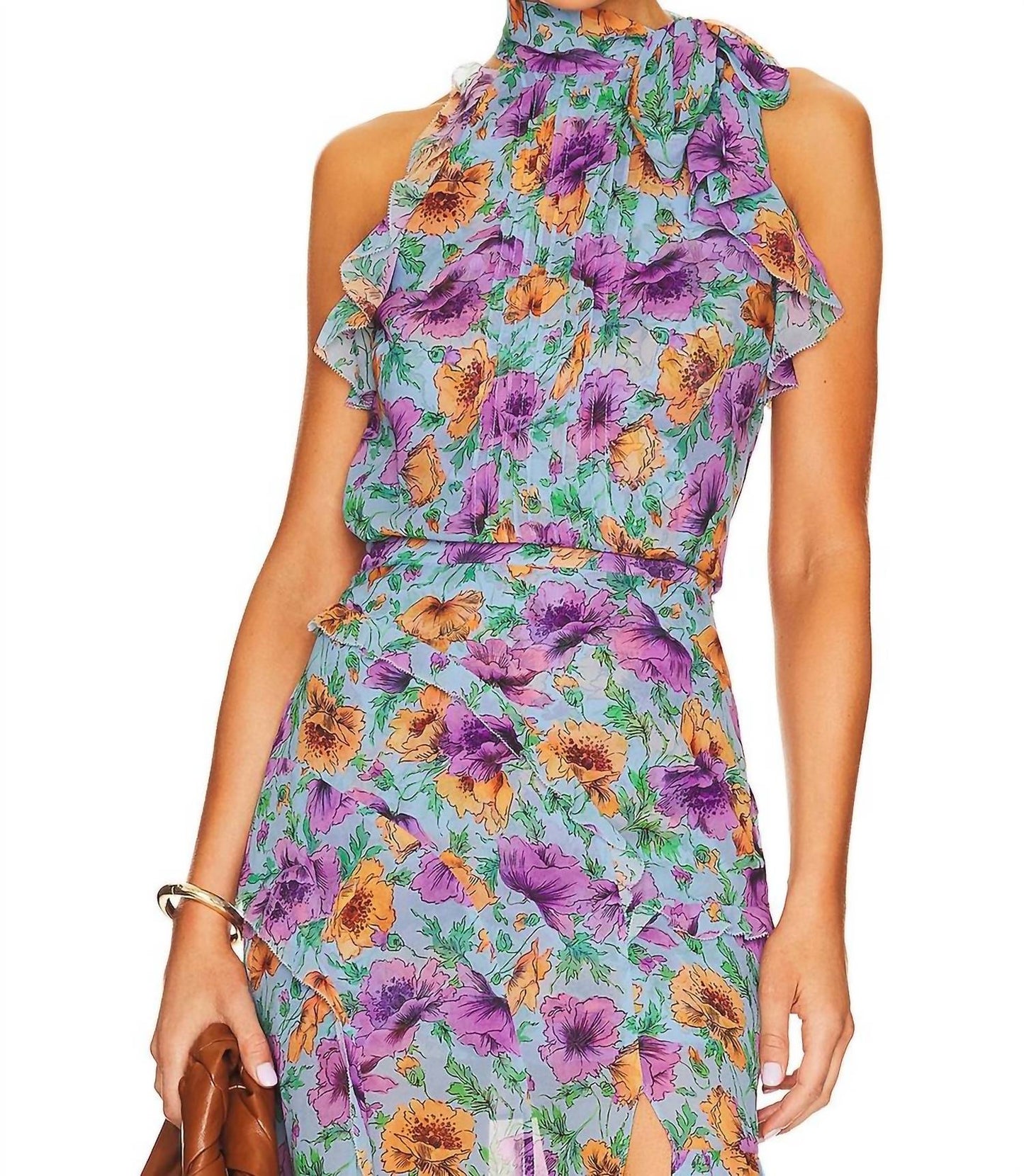 Veronica Beard - Dali Floral Silk Top