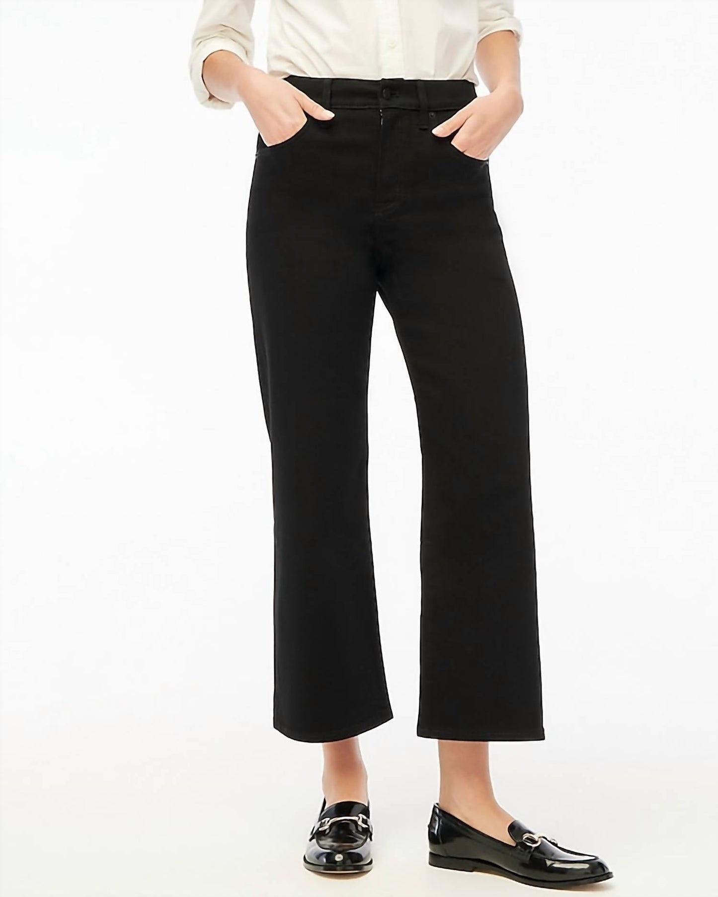 J.Crew - Wide-leg Crop Jean In All-day Stretch - Petite