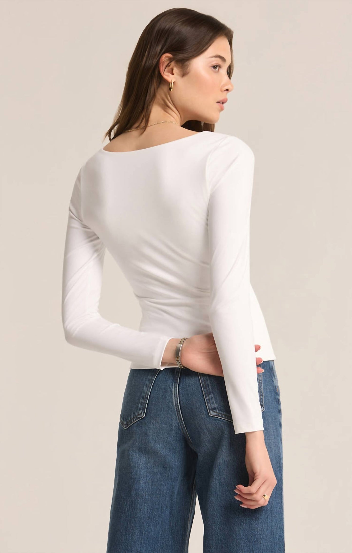 Z Supply - Avala Long Sleeve V-neck Top