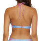 Becca - Joshua Tree Halter Top And Shirred American Bikini Bottom Set