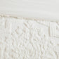 3 Piece Tufted Cotton Chenille Damask Comforter Set Off-White King/Cal King